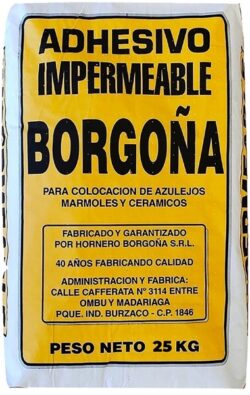 PEGAMENTO BORGOÑA X 25 KG